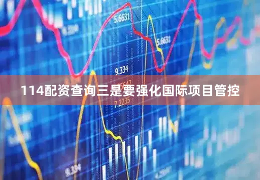114配资查询三是要强化国际项目管控
