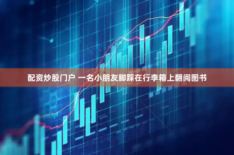 配资炒股门户 一名小朋友脚踩在行李箱上翻阅图书