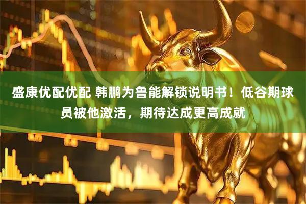 盛康优配优配 韩鹏为鲁能解锁说明书！低谷期球员被他激活，期待达成更高成就